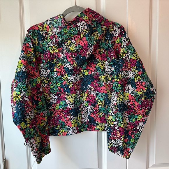 Champion Women’s Mini Flower Seersucker Full Zip Utility Jacket NWT (Size S) - Picture 3 of 9